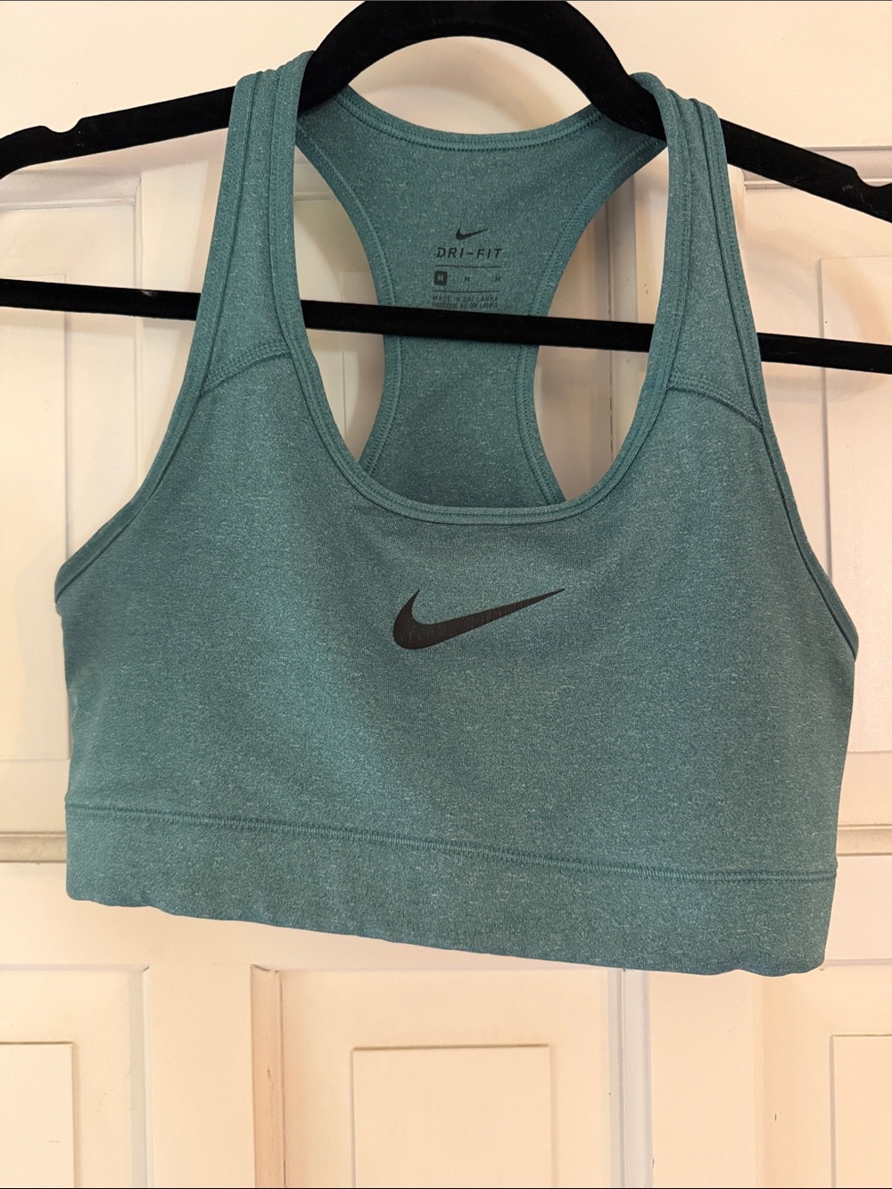Nike Teal Dri-FIT Racerback Sports Bra